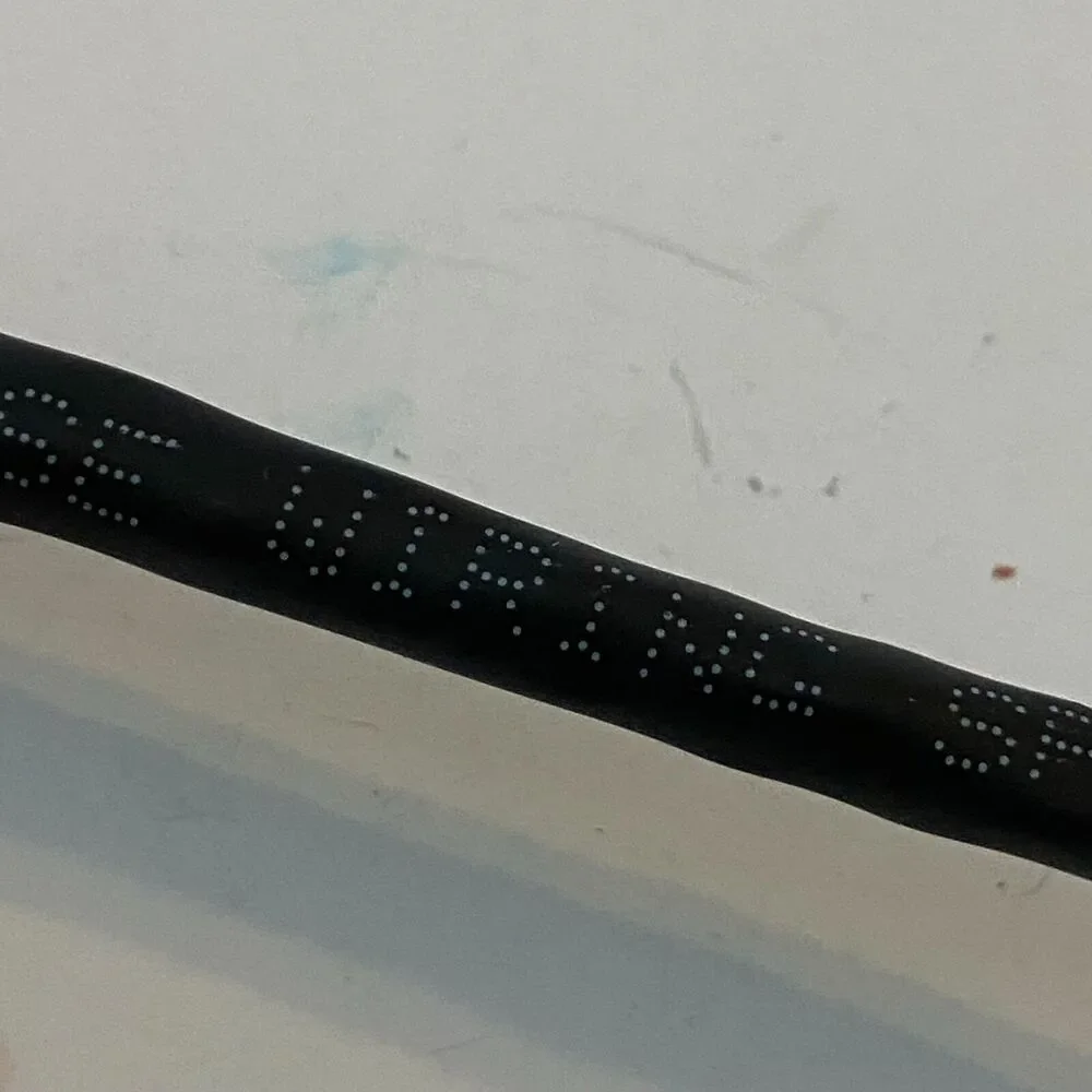 AWG CAT 5 E Stranded CM 75C E107890 Ethernet Cable Black